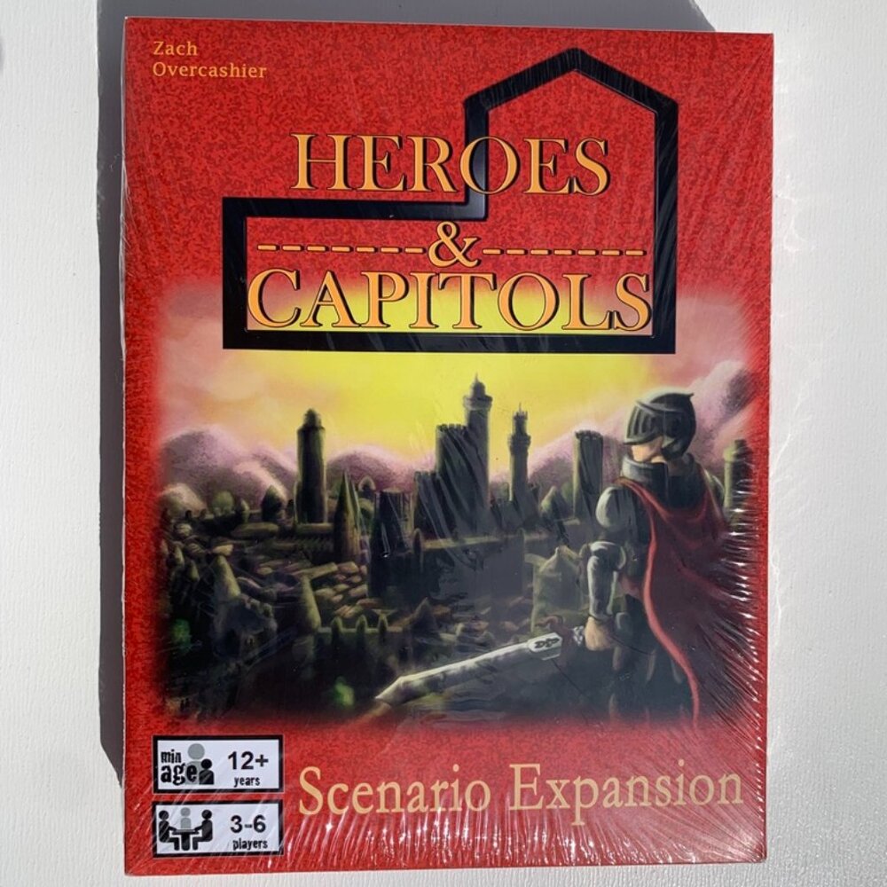 Setlers of Catan Board Games Expansion Heroes and Capitols NIS